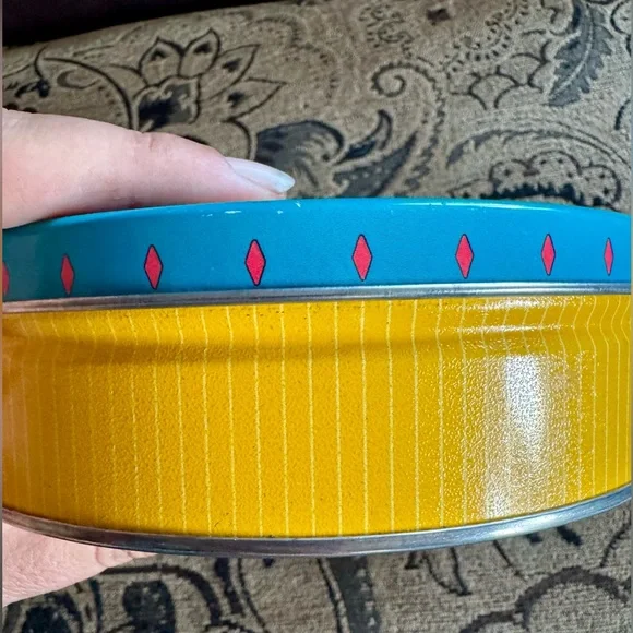 Colorful Windmill Design Storage Tin - Picture 4 of 7